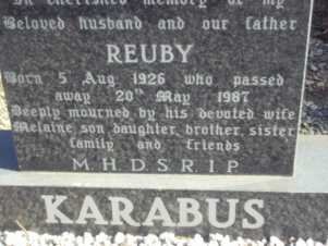 KARABUS Rueby 1926-1987