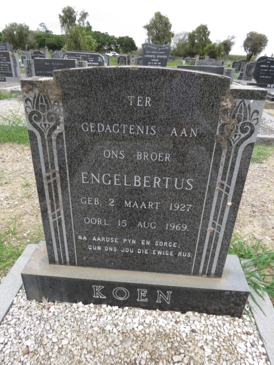 KOEN Engelbertus 1927-1969