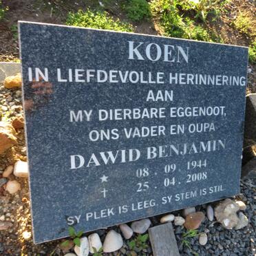 KOEN Dawid Benjamin 1944-2008