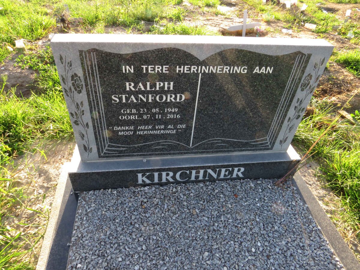 KIRCHNER Ralph Stanford 1949-2016