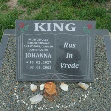 KING Johanna 1927-2005