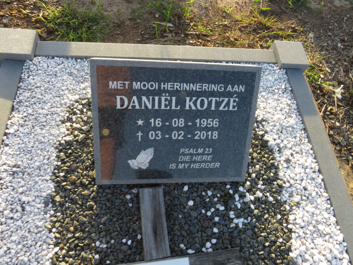 KOTZE Daniel 1956-2018