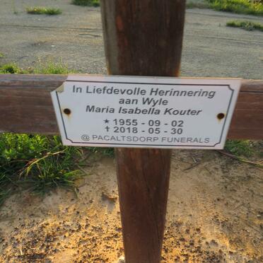 KOUTER Maria Isabella 1955-2018