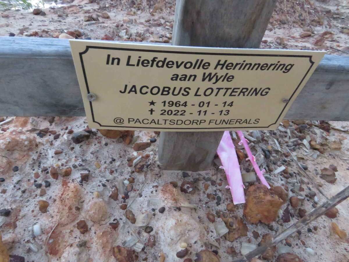 LOTTERING Jacobus 1964-2022