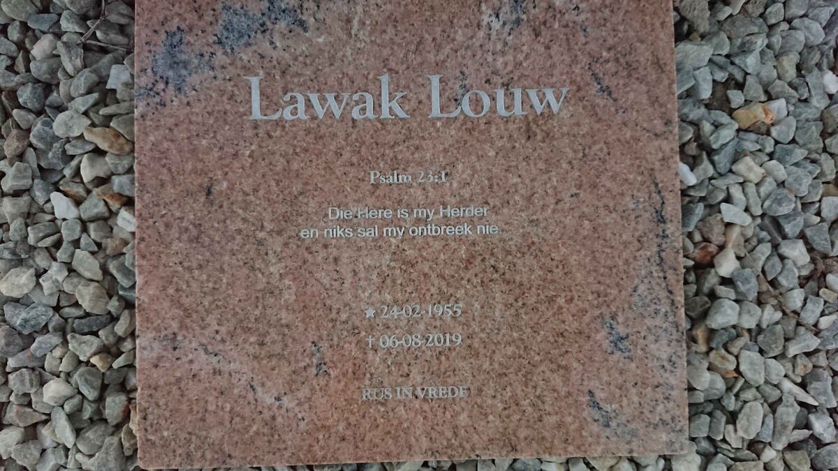 LOUW Lawak 1955-2019