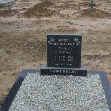 LAMPRECHT Maria Magdalena nee CRONJE 1923-1999