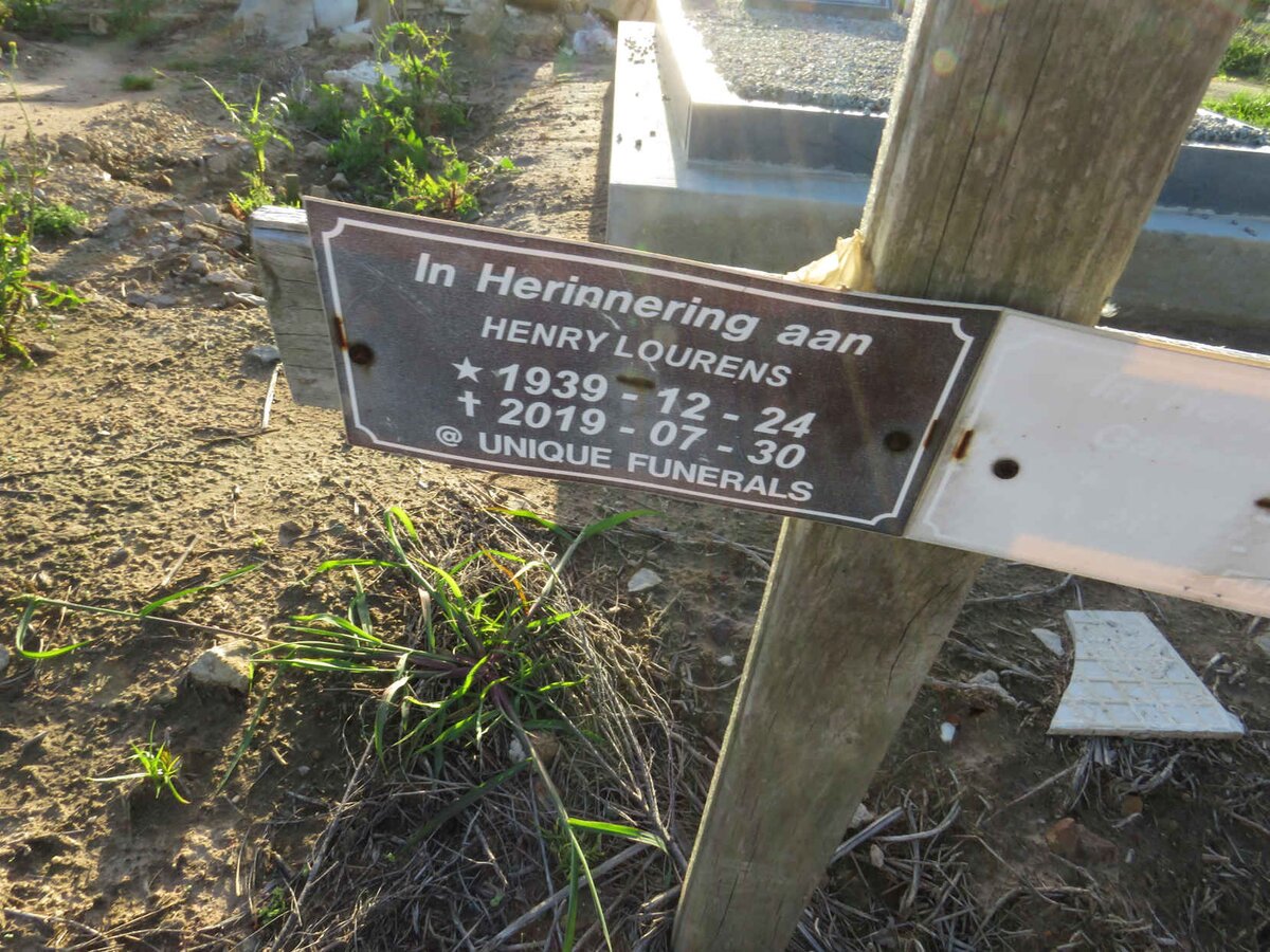 LOURENS Henry 1939-2019