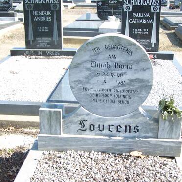 LOURENS Dinah Maria 190?-1984