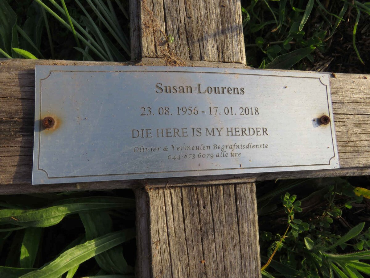 LOURENS Susan 1956-2018