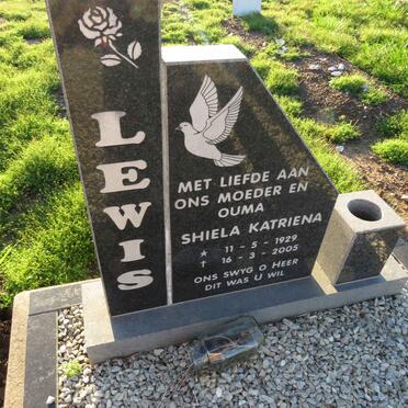 LEWIS Shiela Katriena 1929-2005