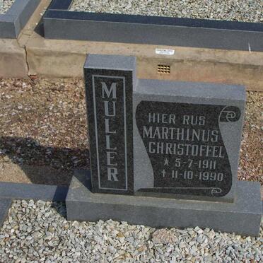 MULLER Marthinus Christoffel 1911-1990