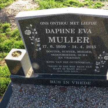 MULLER Daphne Eva 1959-2015
