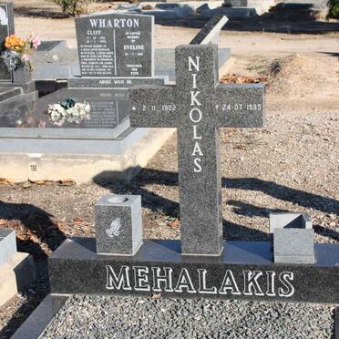 MEHALAKIS Nikolas 1902-1995