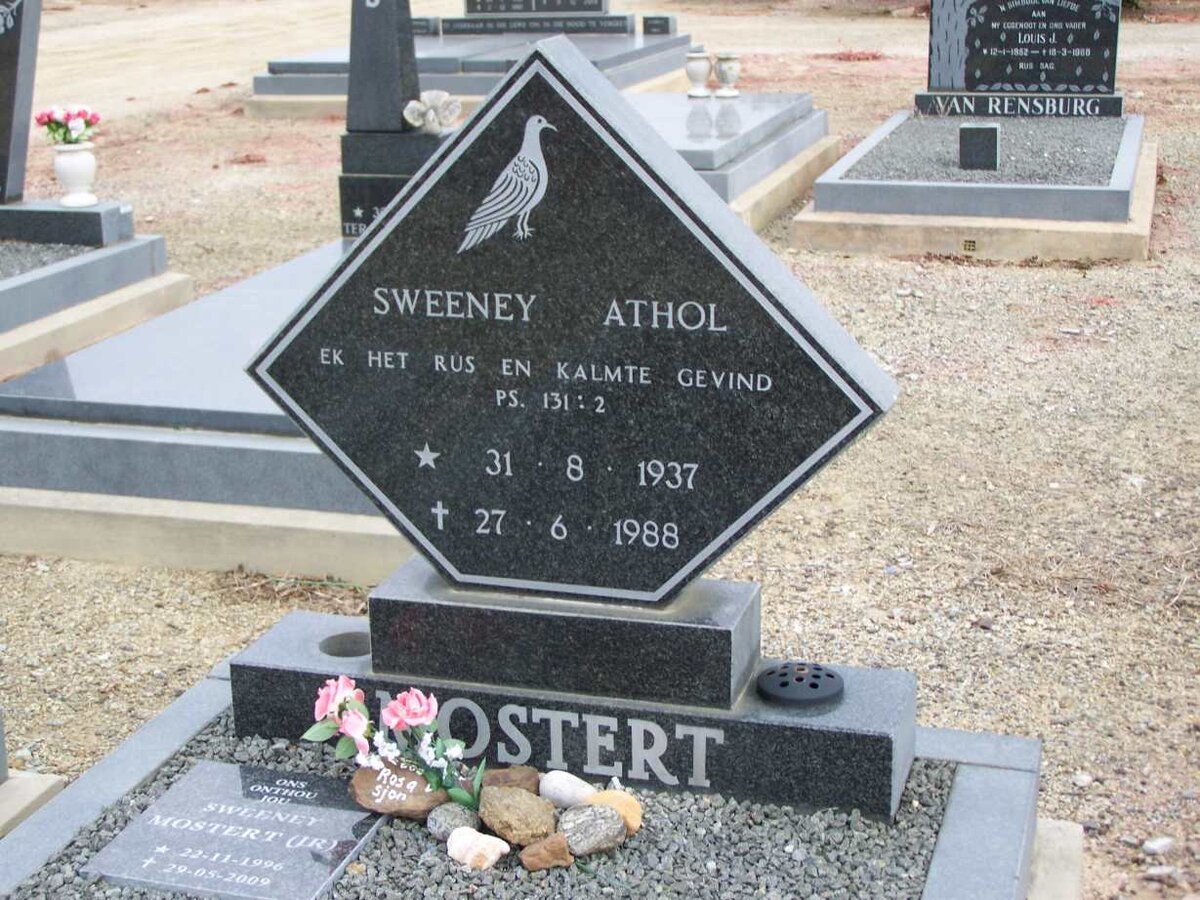 MOSTERT Sweeney Athol 1937-1988