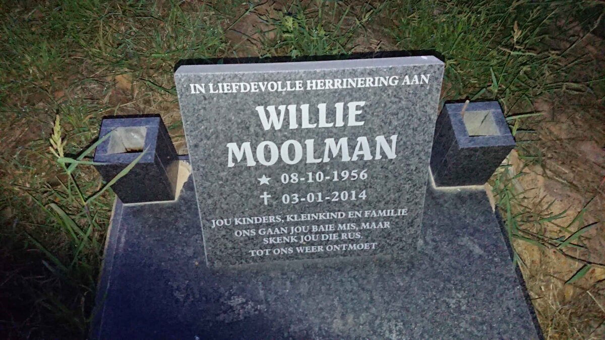 MOOLMAN Willie 1956-2014