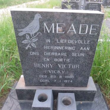 MEADE Henry Victor 1960-1974