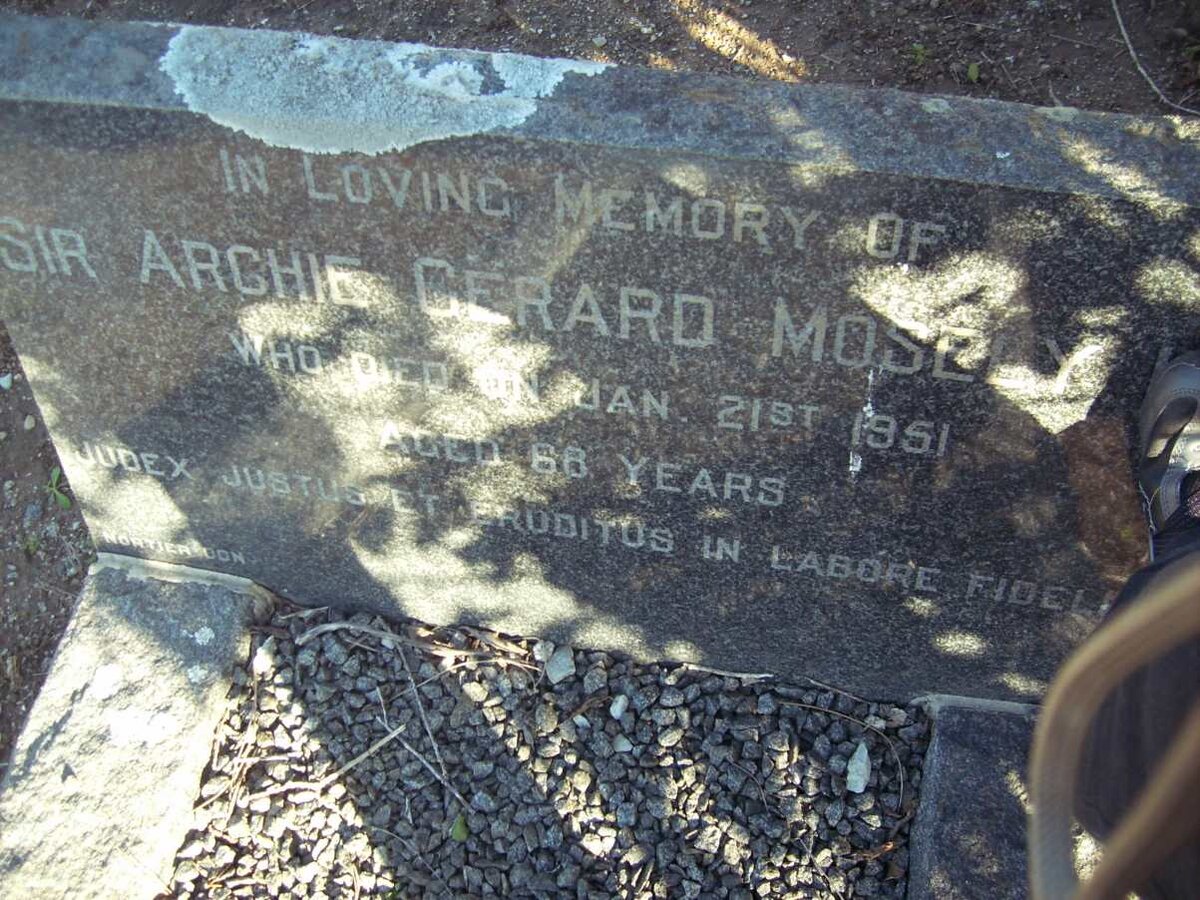 MOSELY Archie Gerard -1951