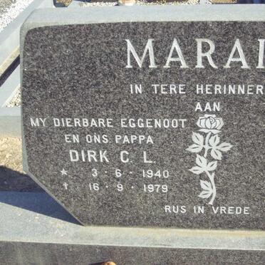 MARAIS Dirk C.L. 1940-1979