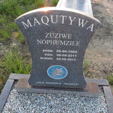 MAQUTYWA Zuziwe Nophumzile 1960-2011