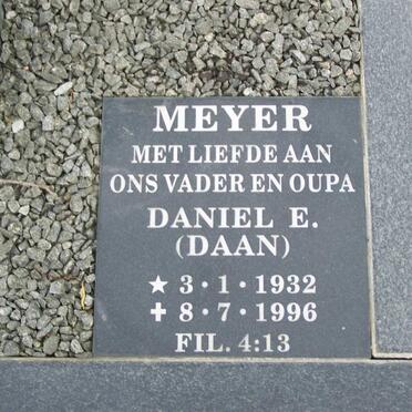 MEYER Daniel E. 1932-1996