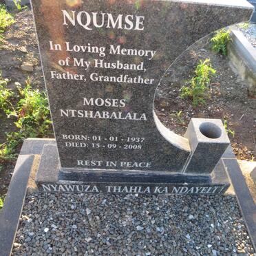 NQUMSE Moses Ntshabalala 1937-2008