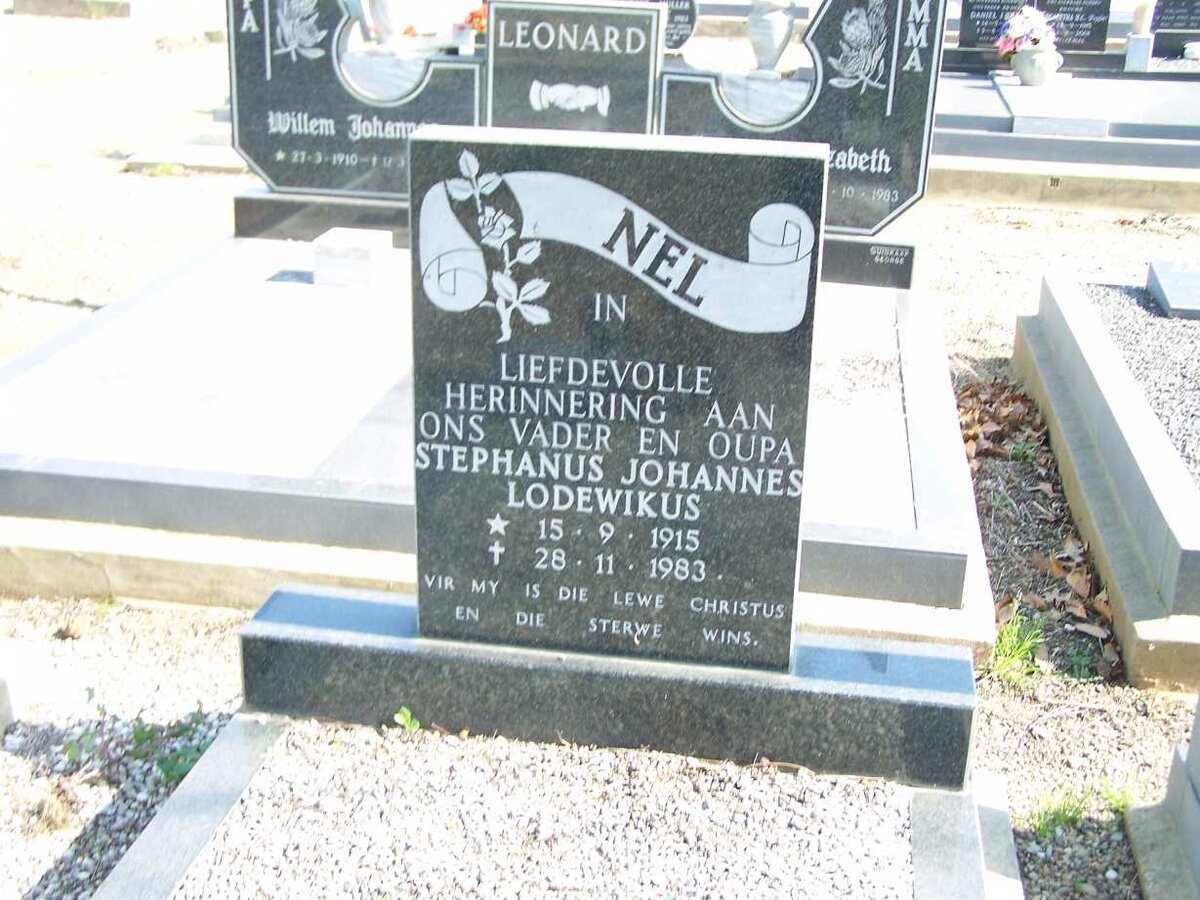 NEL Stephanus Johannes Lodewikus 1915-1953