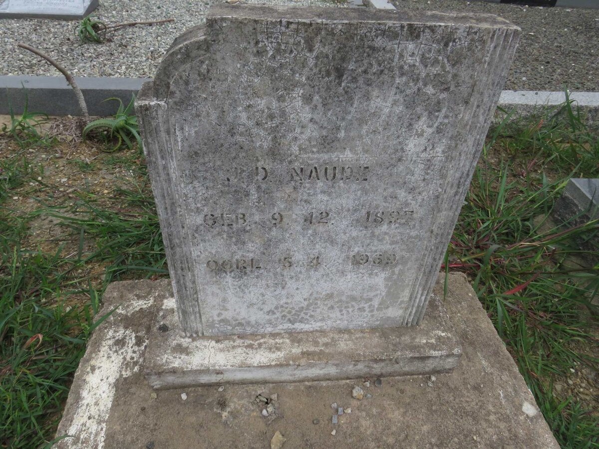 NAUDE J.D. 1897-1969
