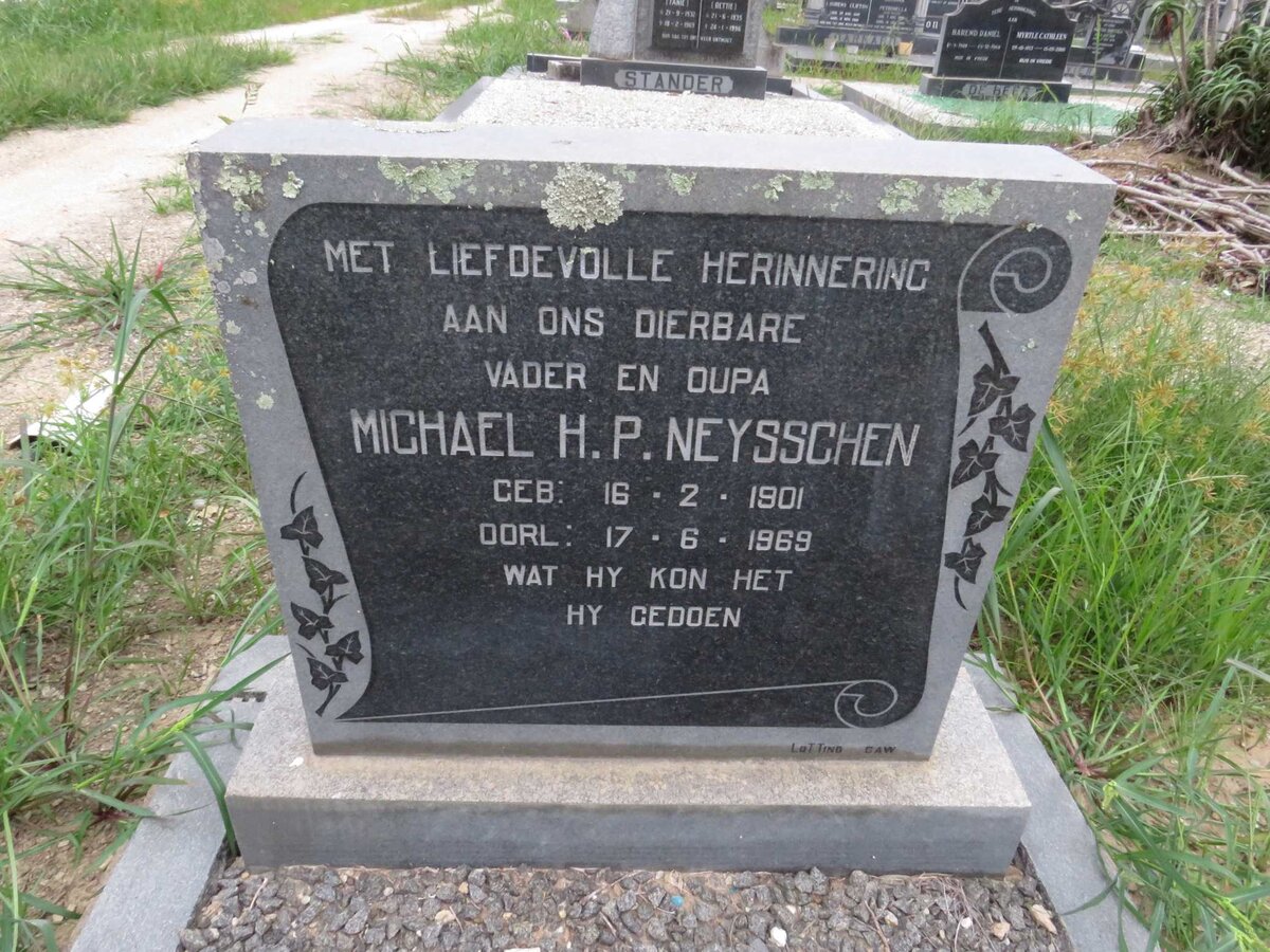 NEYSSCHEN Michael H.P. 1901-1969