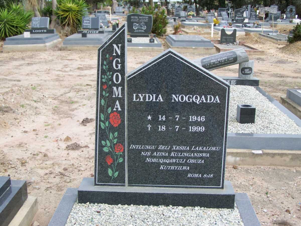 NGOMA Lydia Nogqada 1946-1999