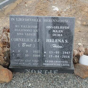 NORTJE Cornelius J.P. 1937-1998 & Helena S. 1947-2016