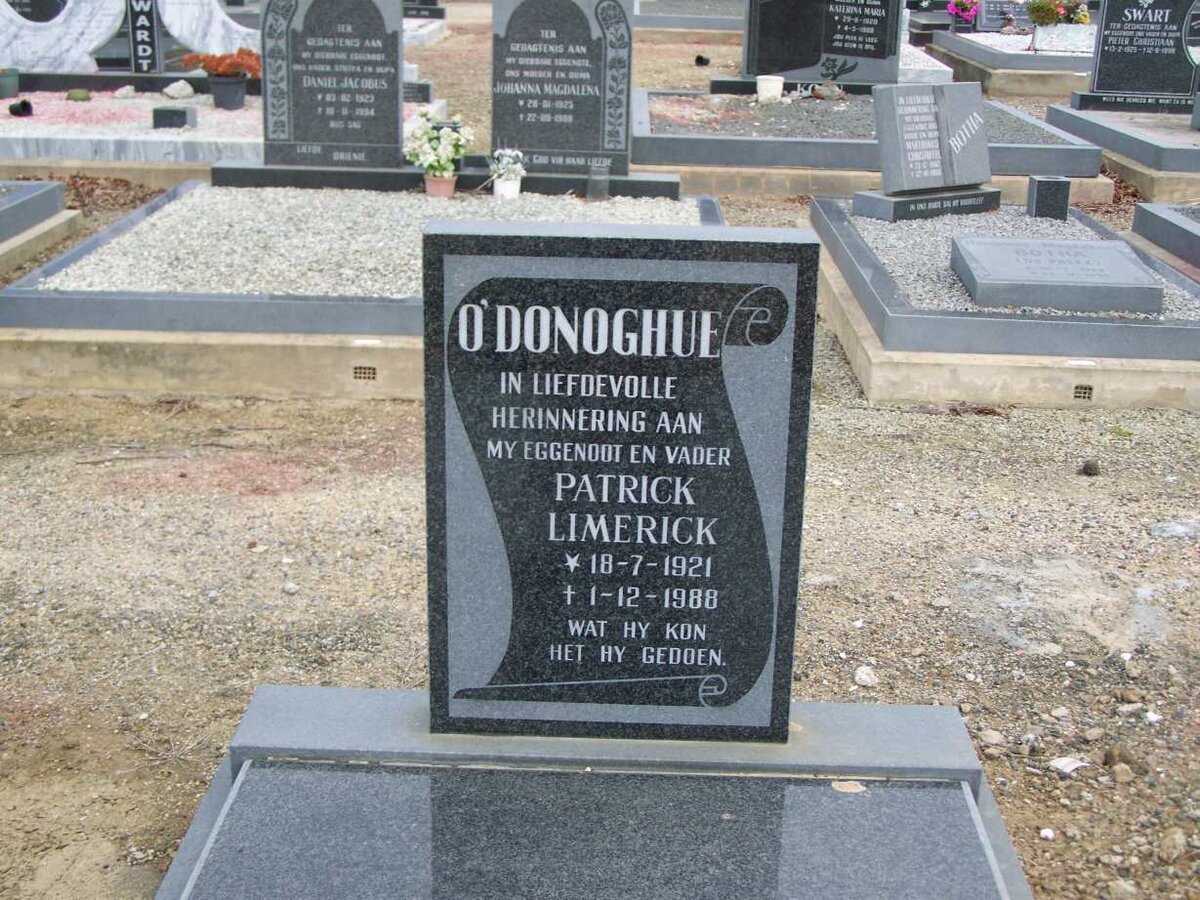 O'DONOGHUE  Patrick Limerick 1921-1988