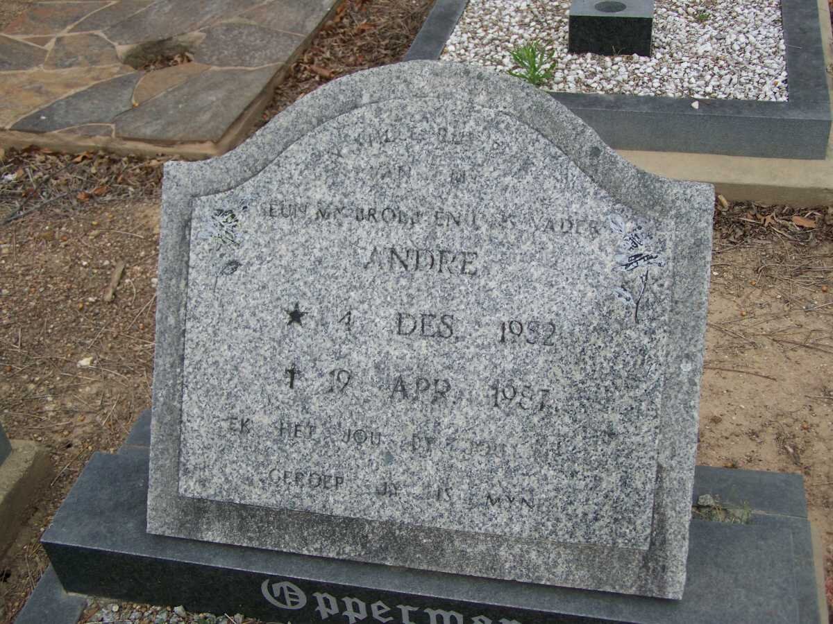 OPPERMAN Andre 1952-1987 :: OPPERMAN Jaco 1981-2007