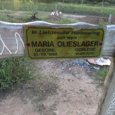 OLIESLAGER Maria 1962-2012