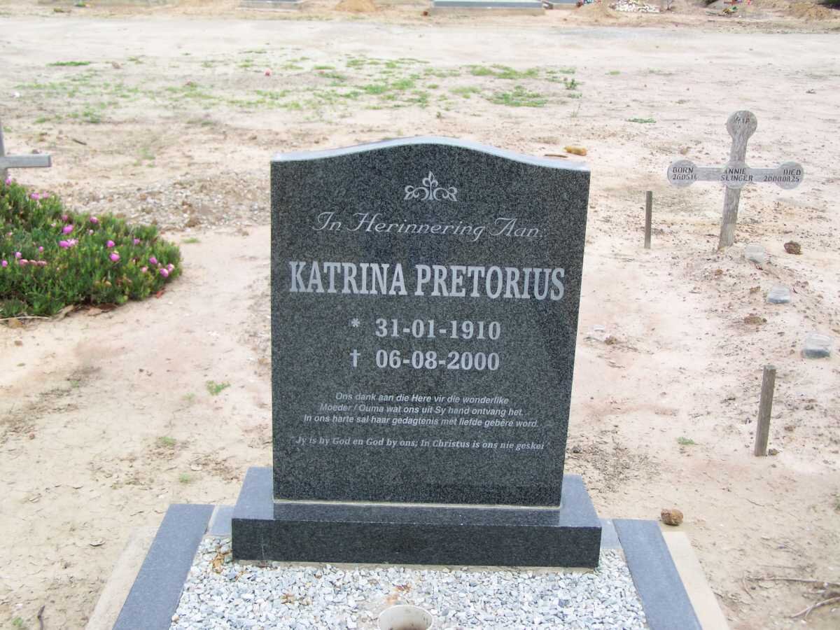 PRETORIUS Katrina 1910-2000