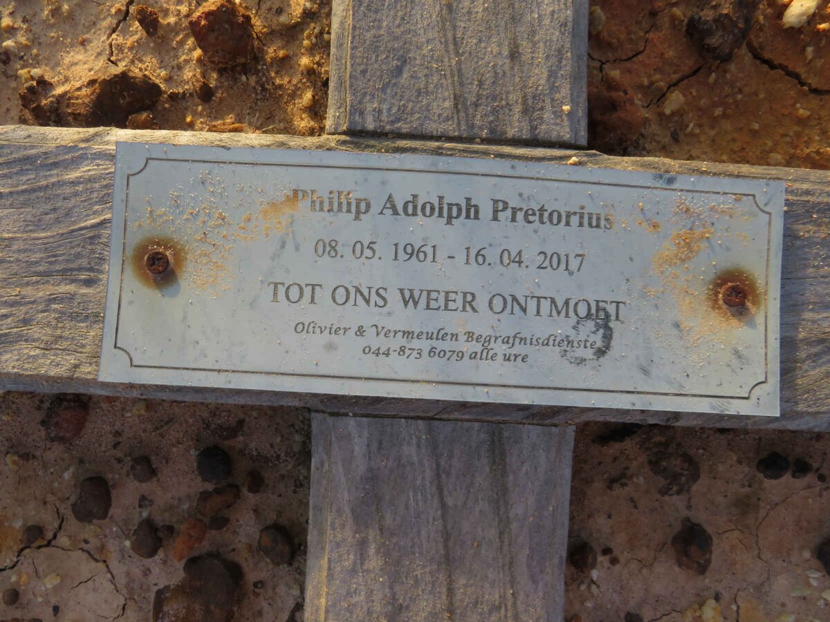 PRETORIUS Philip Adolf 1961-2017