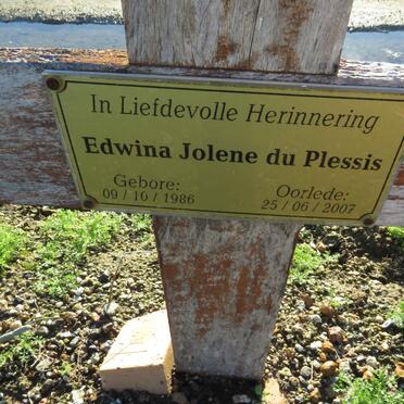 PLESSIS Edwina Jolene, du 1986-2007