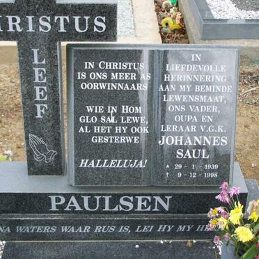 PAULSEN Johannes Saul 1939-1998
