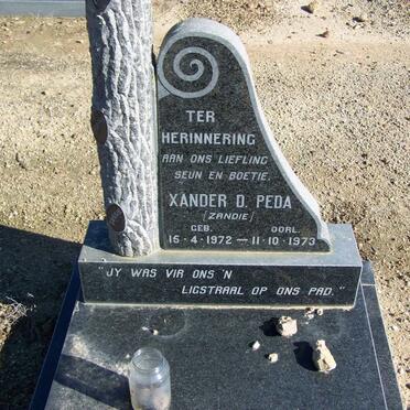 PEDA Xander D. 1972-1973