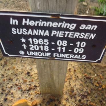 PIETERSEN Susanna 1965-2018