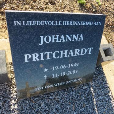 PRITCHARDT Johanna 1949-2003