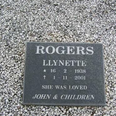 ROGERS LLynette 1938-2001