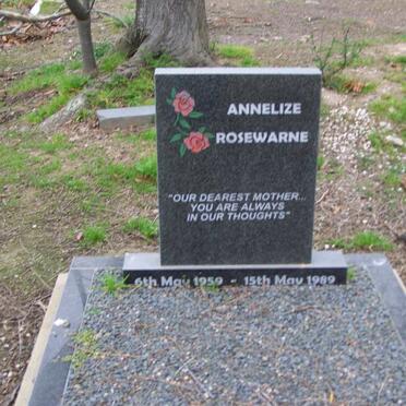 ROSEWARNE Annelize 1959-1989