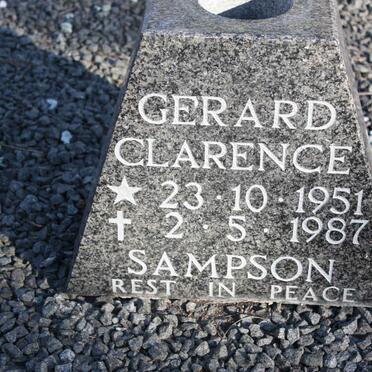 SAMPSON Gerard Clarence 1951-1987