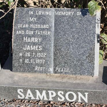 SAMPSON Harry James 1922-1977