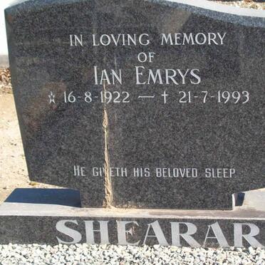 SHEARAR Ian Emrys 1922-1993