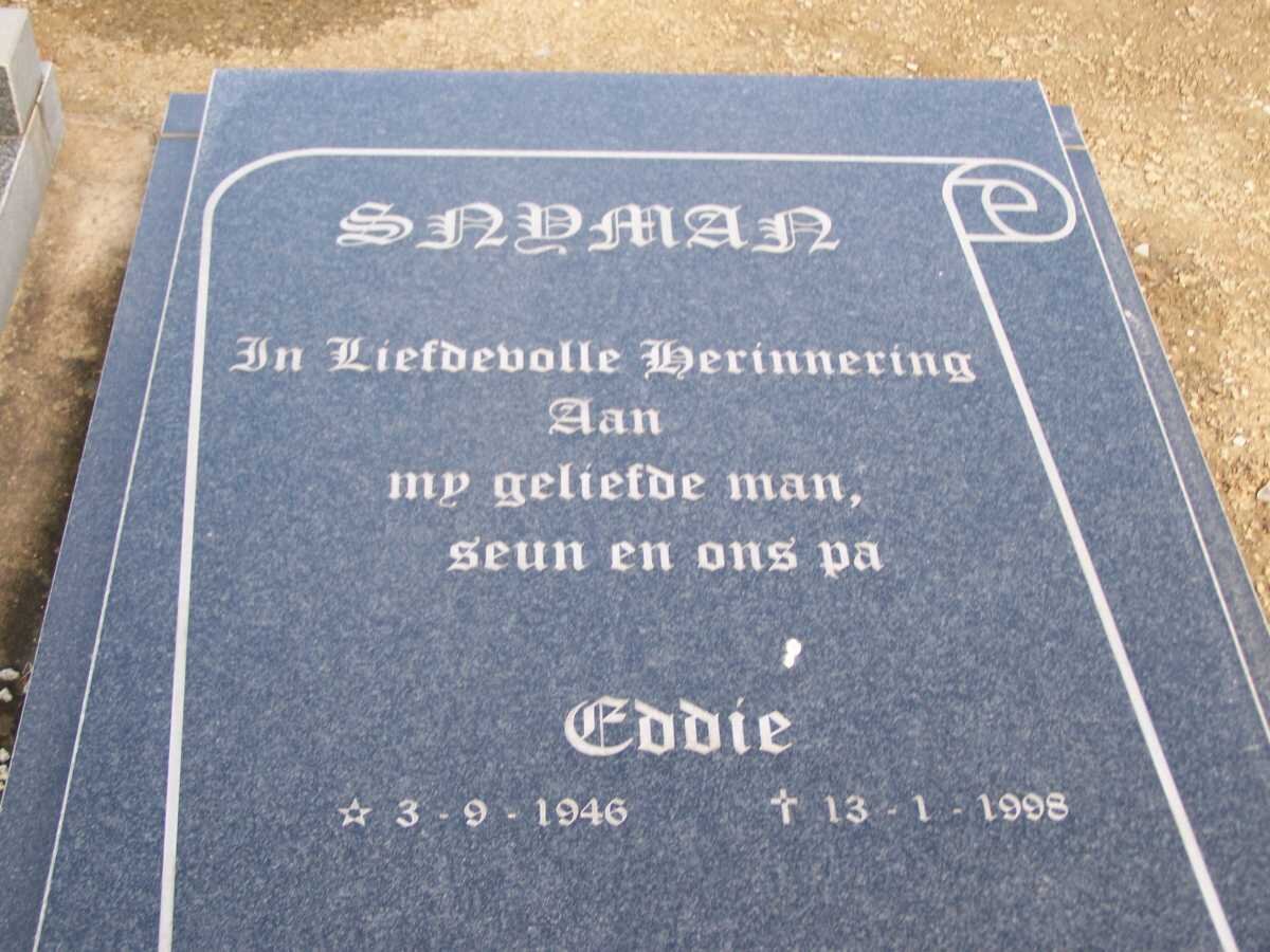 SNYMAN Eddie 1946-1998