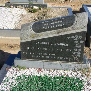 STANDER Jacobus J. 1951-1975