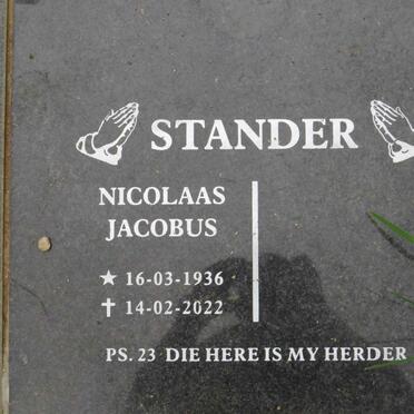 STANDER Nicolaas Jacobus 1936-2022