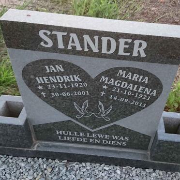 STANDER Jan Hendrik 1920-2001 & Maria Magdalena 1921-2011