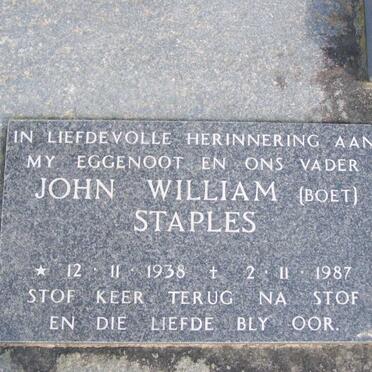 STAPLES John William 1938-1987
